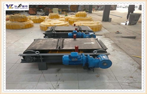 高强磁RCYD-10永磁自卸草莓视频在线视频,再生石子厂破碎吸钢筋头吸力大